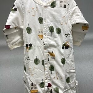 Baby cotton quilted winter pajamas